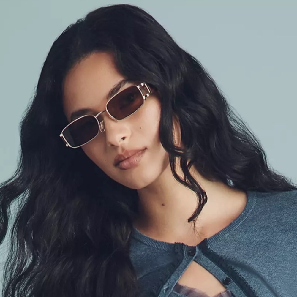 Anthropologie Gold and Brown Women's Glasses